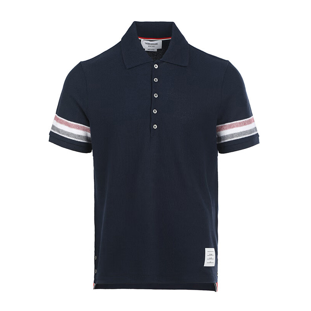 Double sleeve stripes Polo shirt