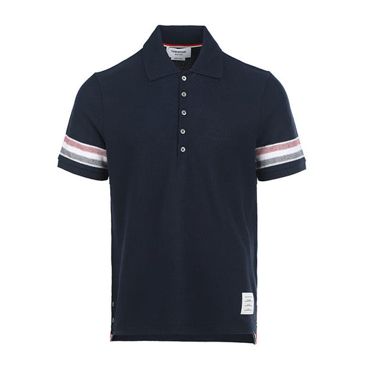 Double sleeve stripes Polo shirt