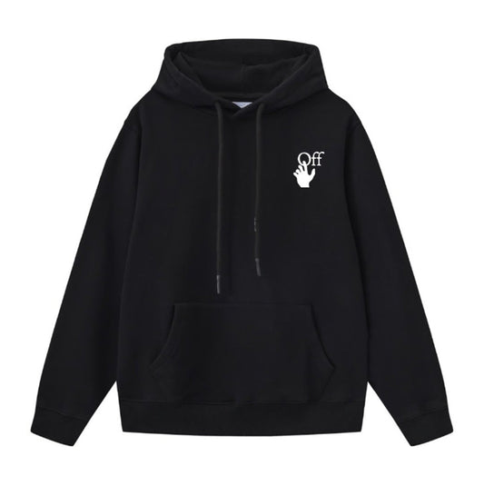 OFF Logo Print Hoodie