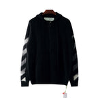 OFF Gradient Sweater Coat