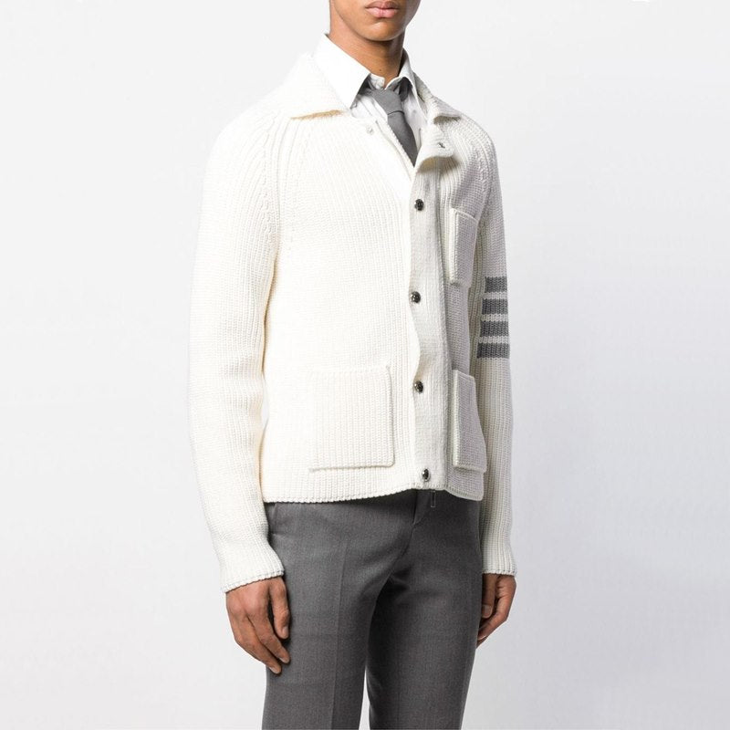 4 Bars Wool cardigan