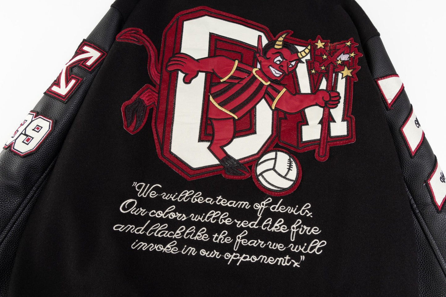 OFF Demon Print Jacket