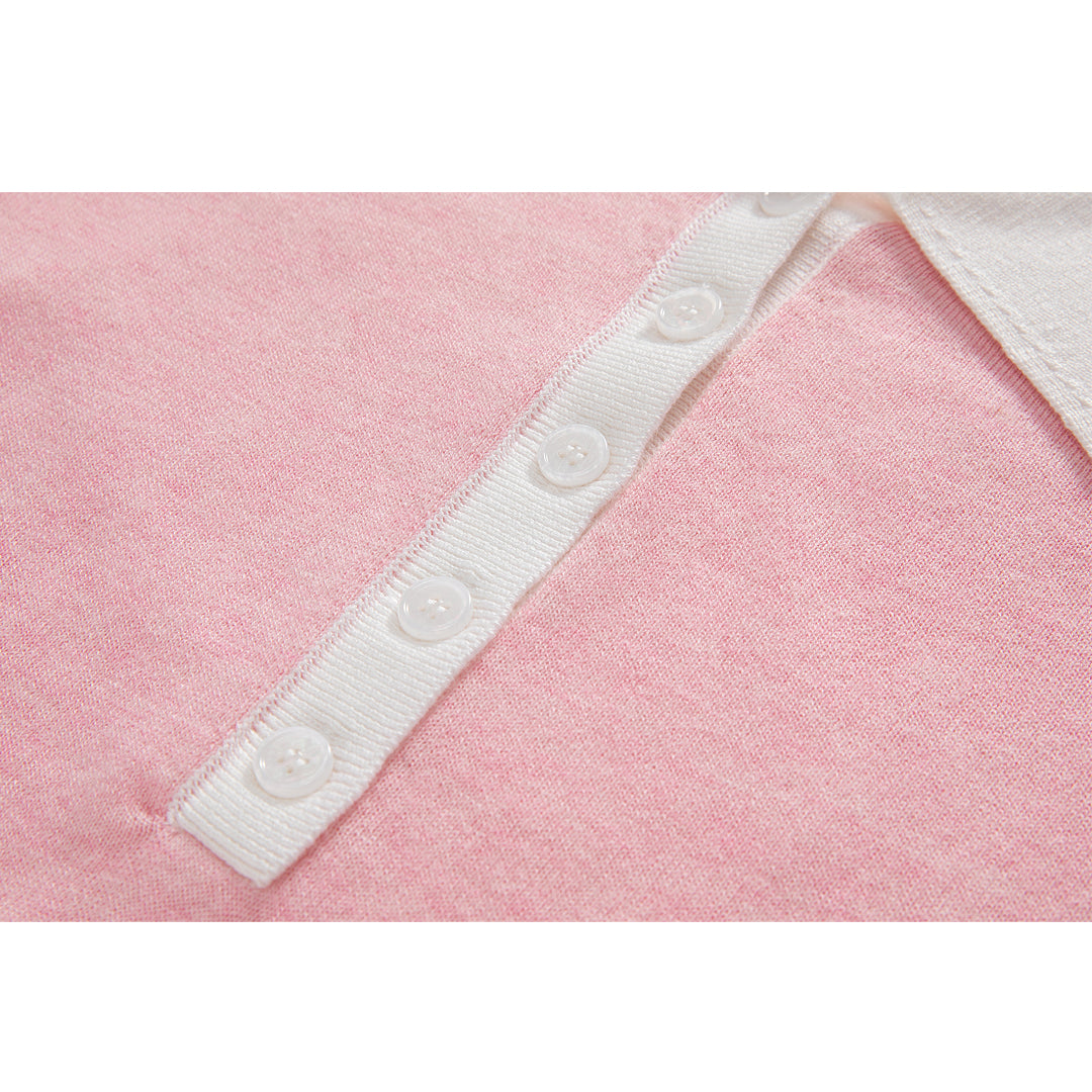 Women Flower polo shirt