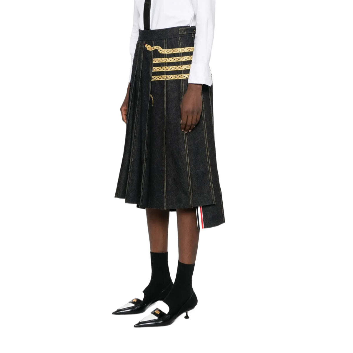 4 Bars Snake Skirt