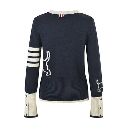 4 Bars Puppy sweater