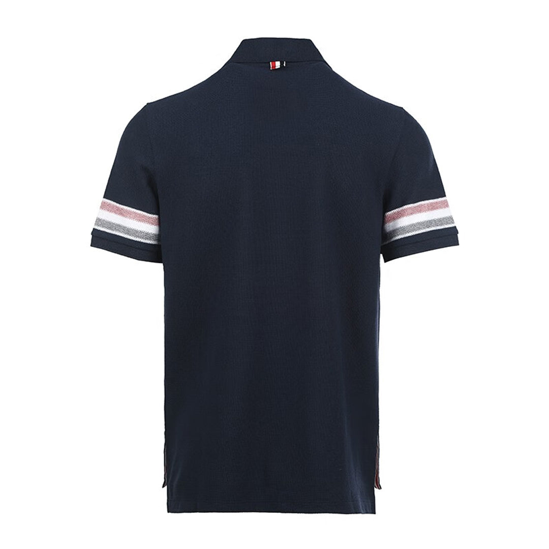 Double sleeve stripes Polo shirt