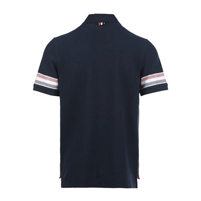 Double sleeve stripes Polo shirt