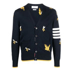 4 Bars Wool Cardigan