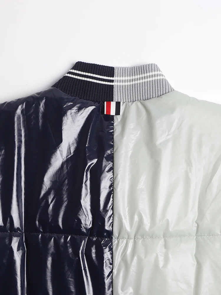 4 Bars Colorblock Down vest