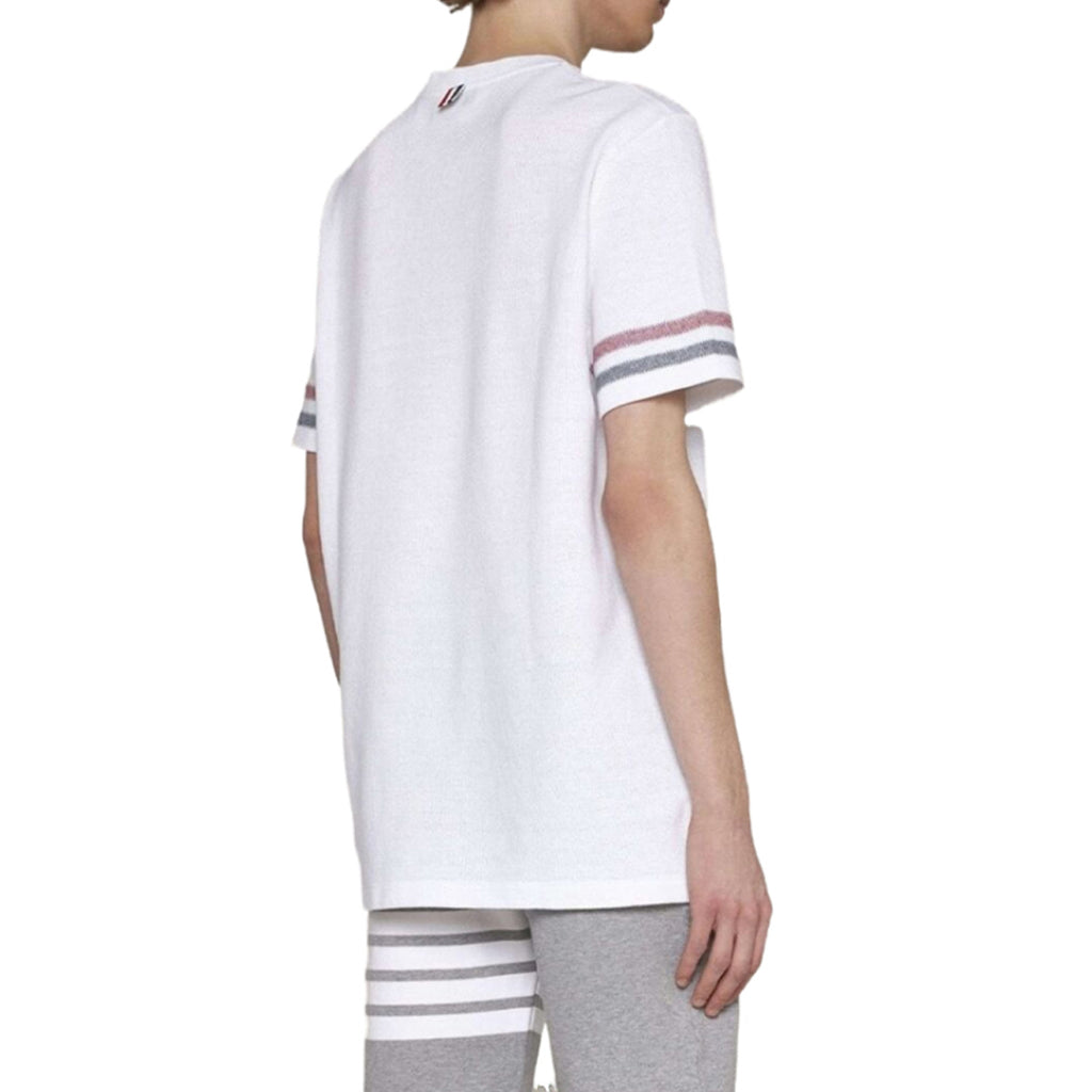 Double sleeve stripes T-shirt
