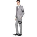 4 Bars plaid Casual pants
