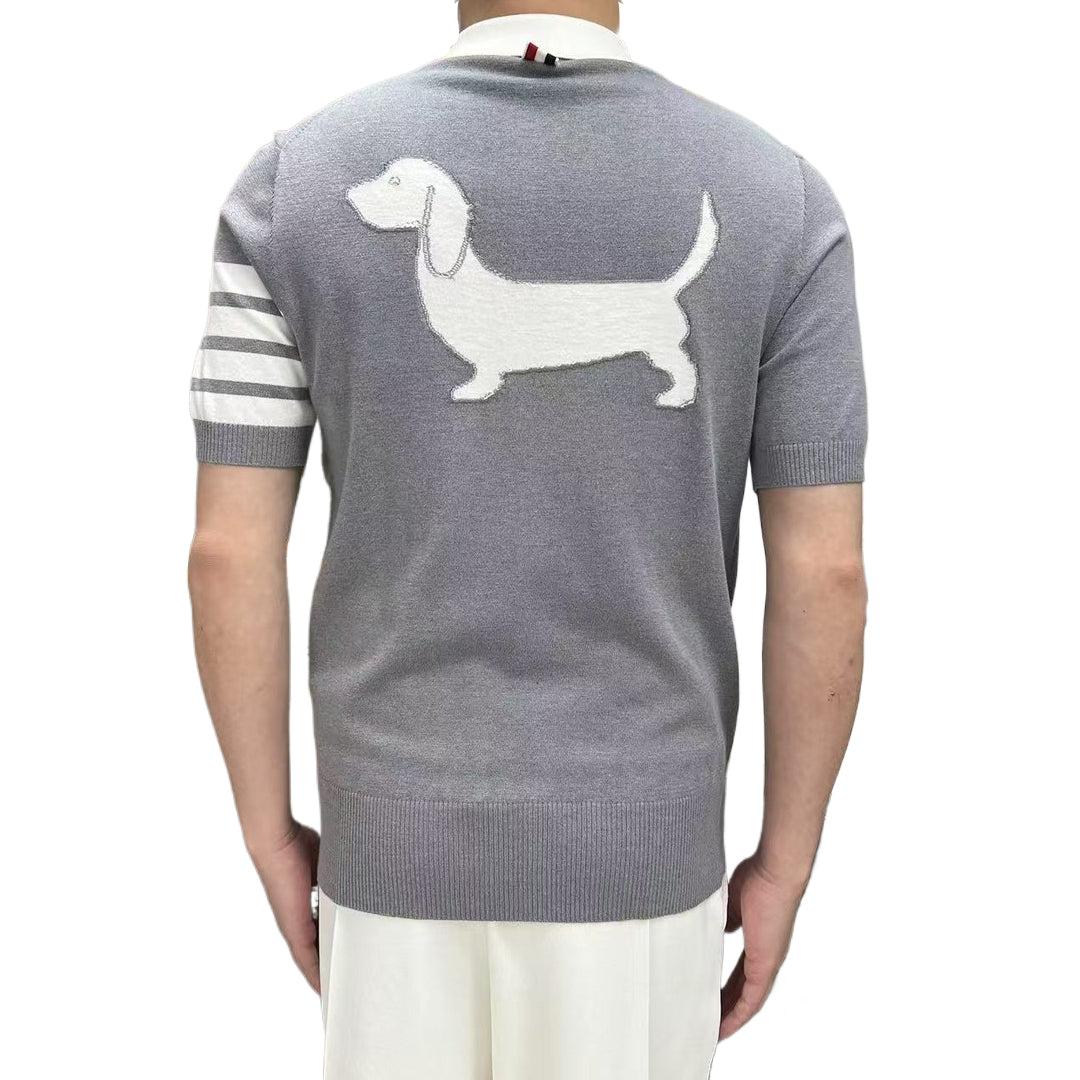 4 Bars Puppy Wool Polo shirt