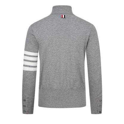 4 Bars Turtleneck Sweater