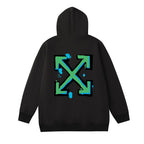 OFF Logo Print Hoodie