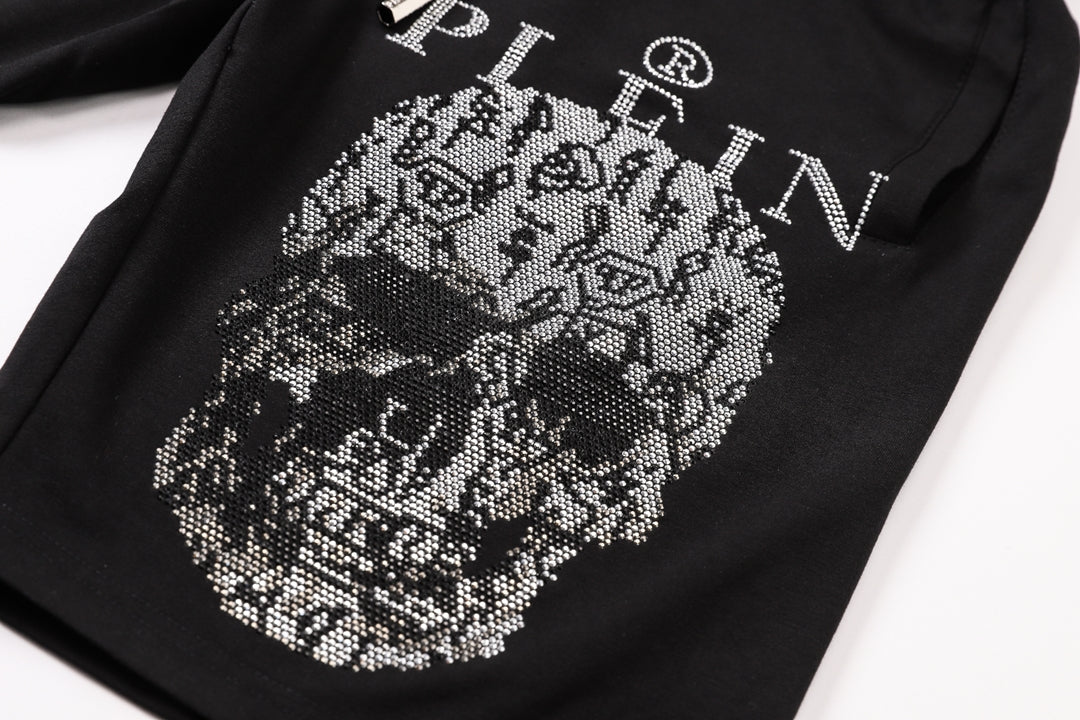 PP Skull T-shirt Shorts Suit