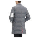 4 Bars Long hooded down jacket