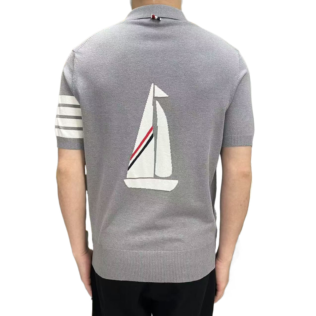 4 Bars Wool Polo shirt