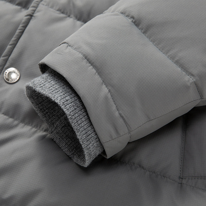 4 Bars hooded down jacket