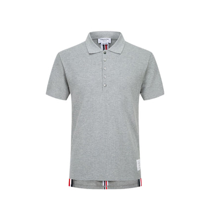 Color stripes behind Polo shirt