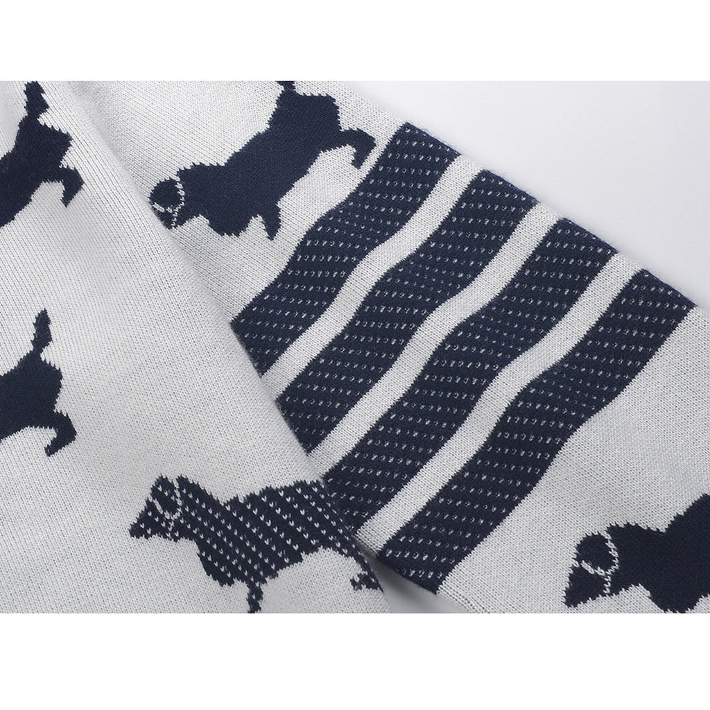 4 Bars Wool Cardigan