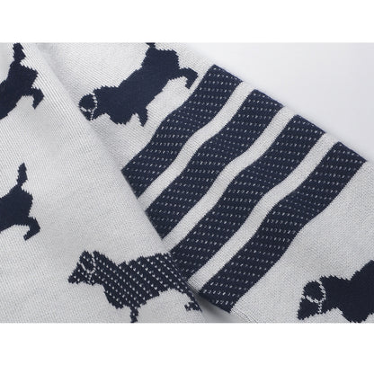 4 Bars Wool Cardigan
