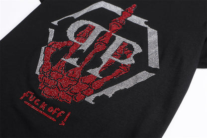 New T-shirt Skeleton Hand