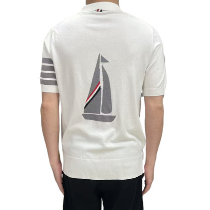 4 Bars Wool Polo shirt