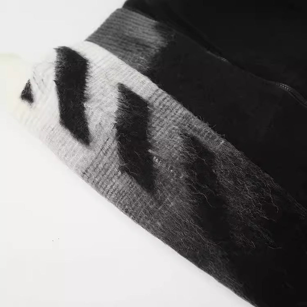 OFF Gradient Sweater Coat