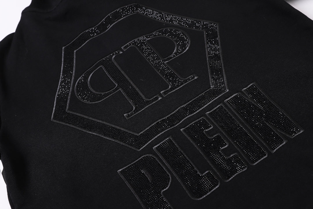 PP Logo Hoodie Jacket Suit