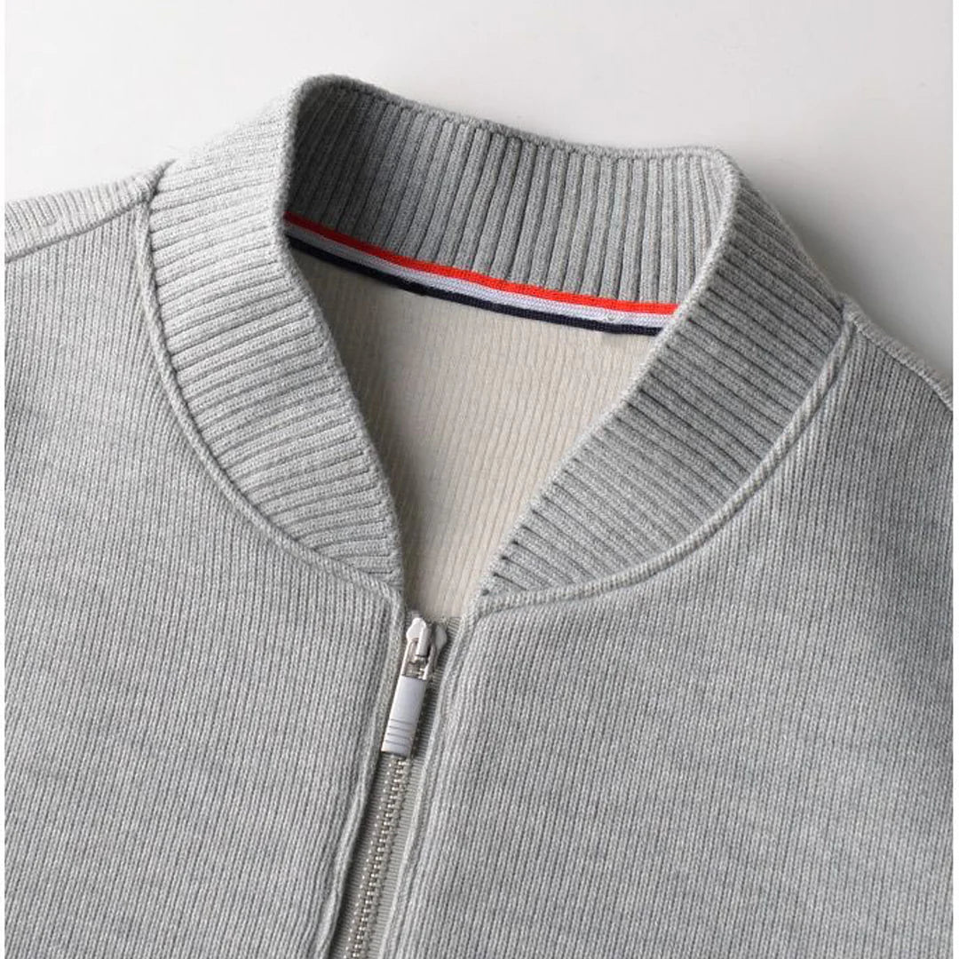 4 Bars sweater jacket