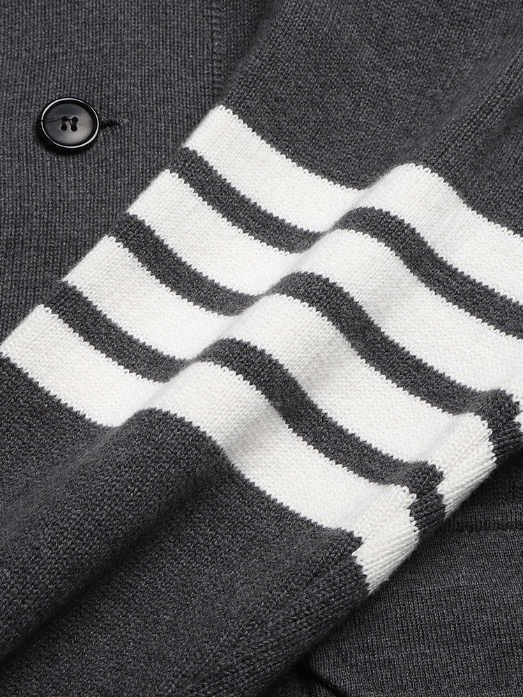 4 Bars wool coat jacket