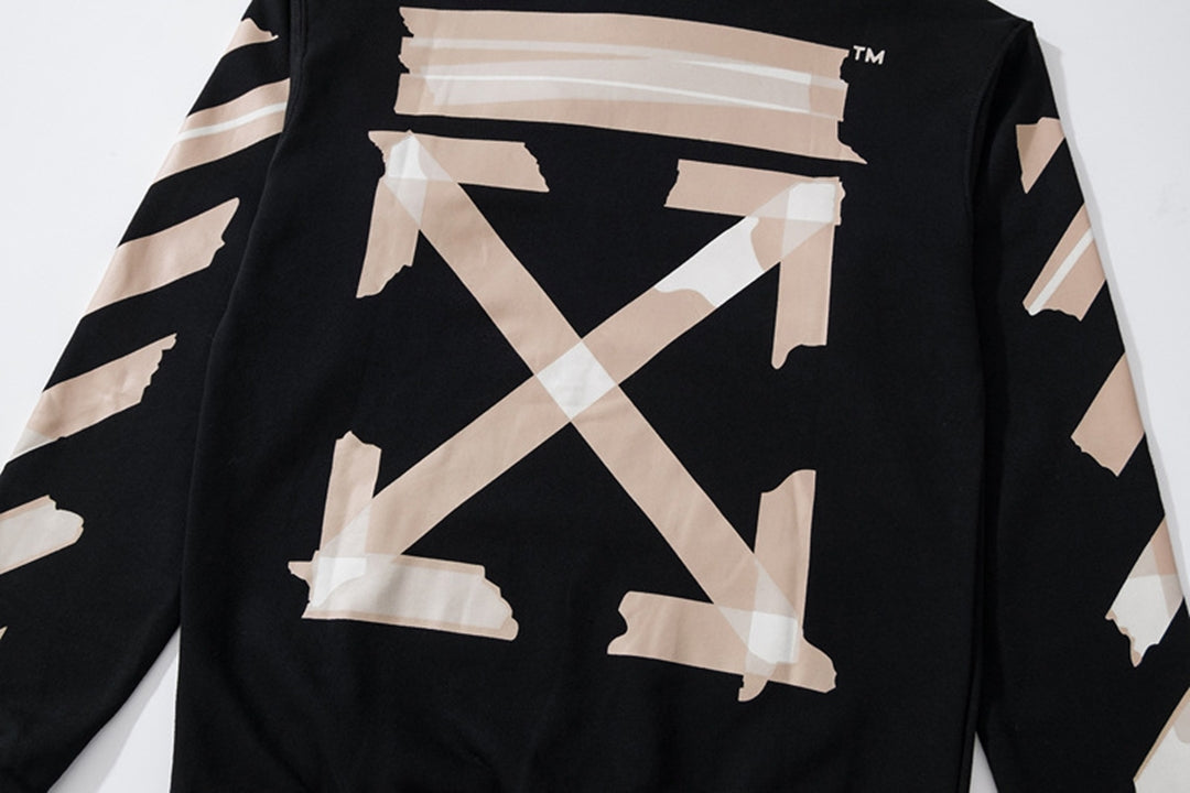 OFF Logo Print Hoodie