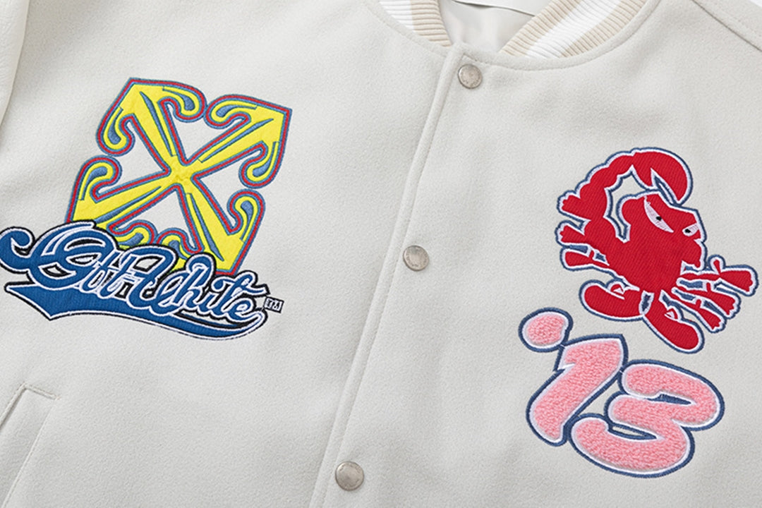 OFF Logo Jacket Coat