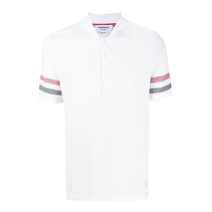 Double sleeve stripes Polo shirt