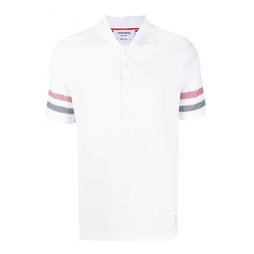 Double sleeve stripes Polo shirt