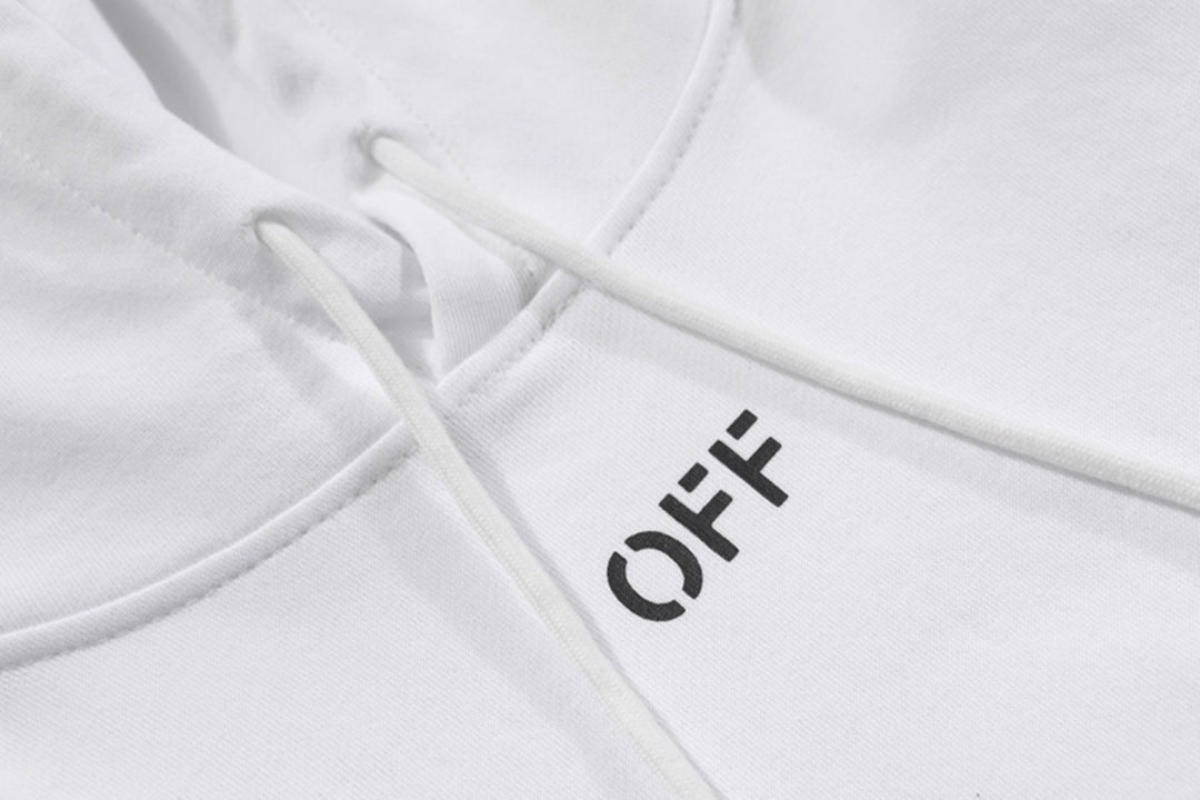 OFF Logo Print Hoodie