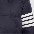 4 Bars Long hooded down jacket