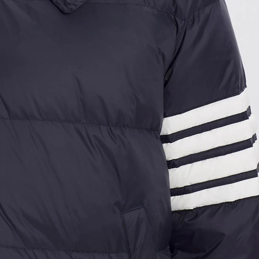 4 Bars Long hooded down jacket