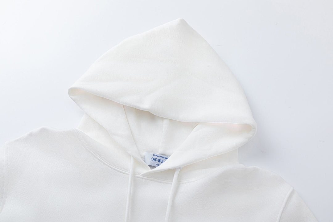 OFF Logo Print Hoodie