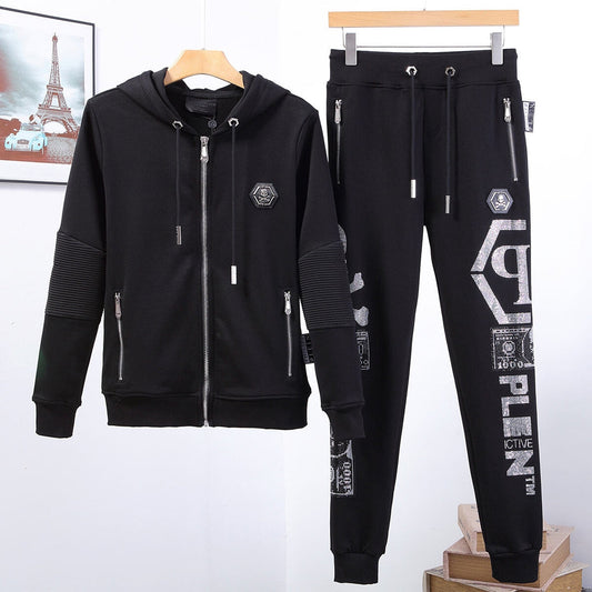 PP Skull Hoodie Jacket Suit