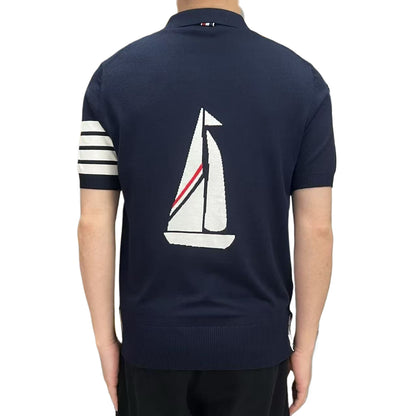 4 Bars Wool Polo shirt