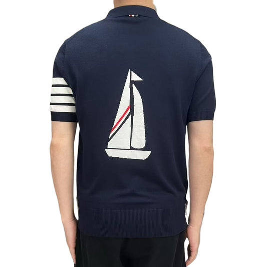 4 Bars Wool Polo shirt