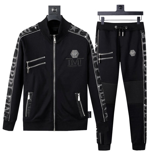 PP Skull Hoodie Jacket Suit