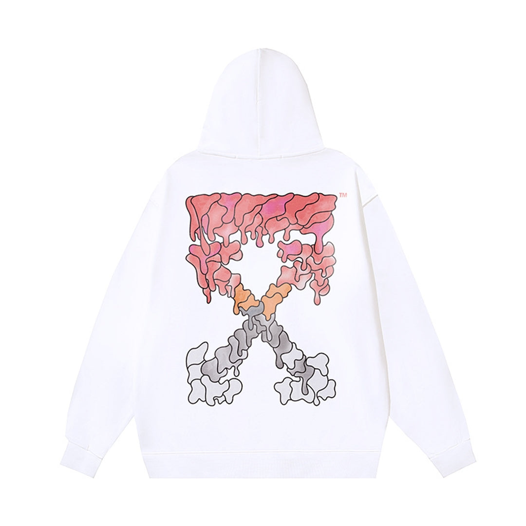 OFF Logo Print Hoodie