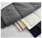 4 Bars hooded down jacket