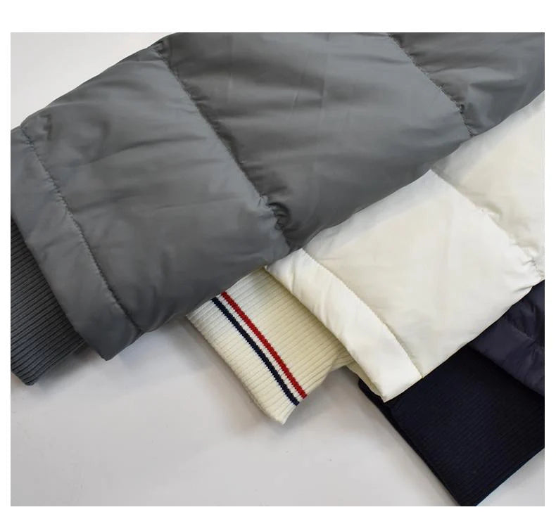4 Bars hooded down jacket