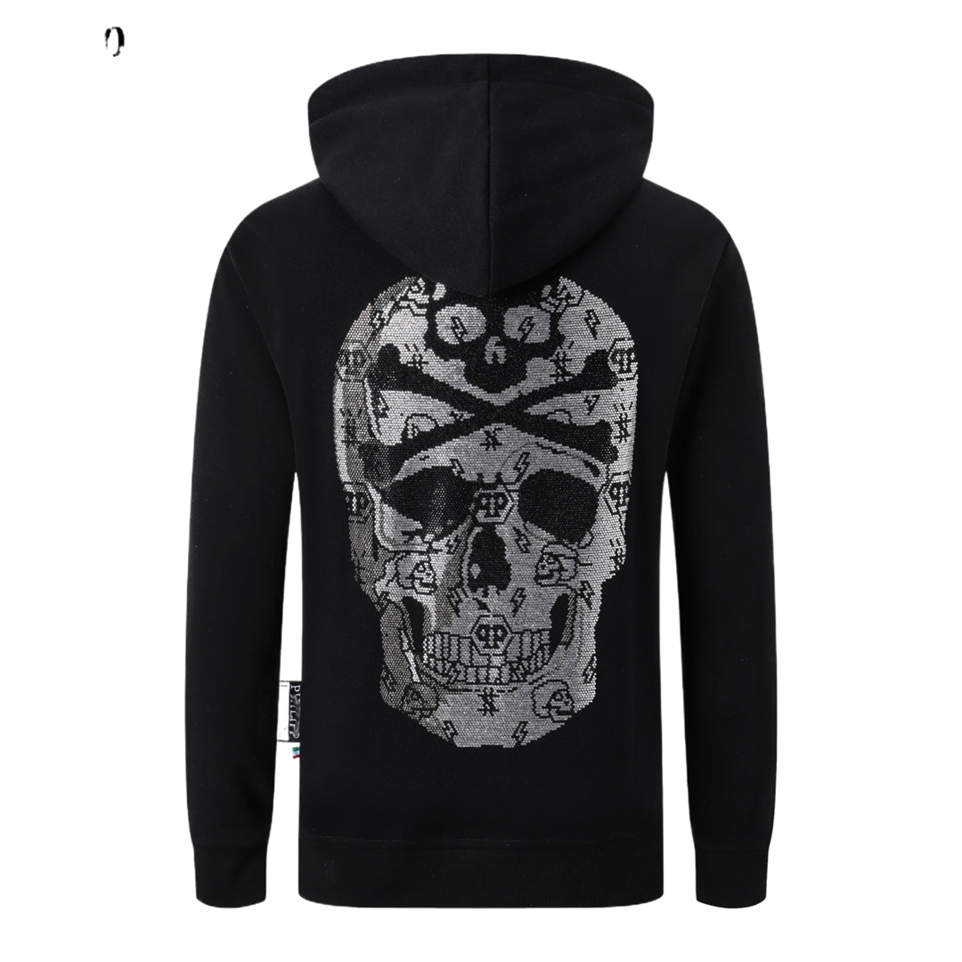 New Hoodie Back Skull