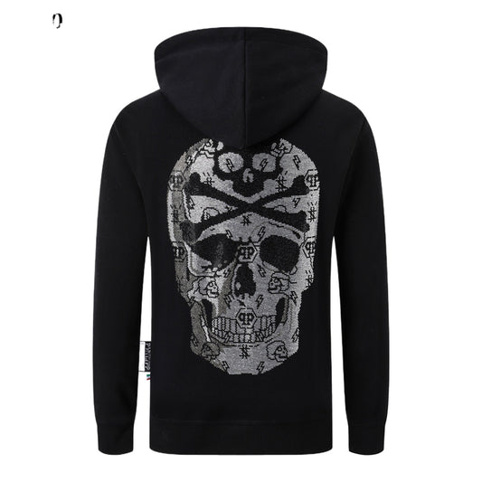 New Hoodie Back Skull