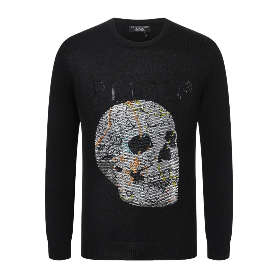 New Wool Sweatshirt Skull
