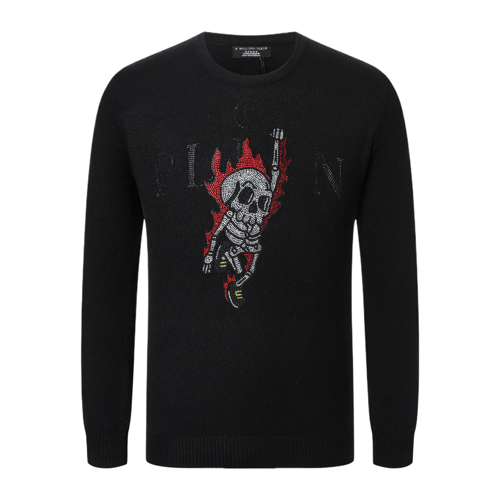 New Wool Sweatshirt Skull